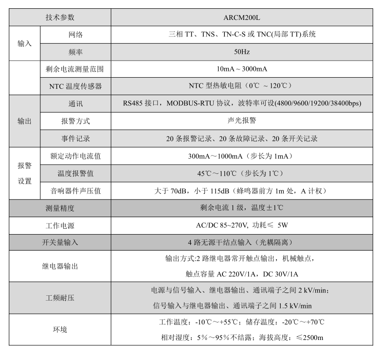 ARCM200L多回路型技术参数.png